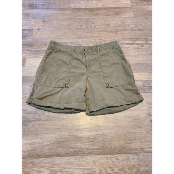 Dockers size 12 womens cuffed shorts - Picture 1 of 9